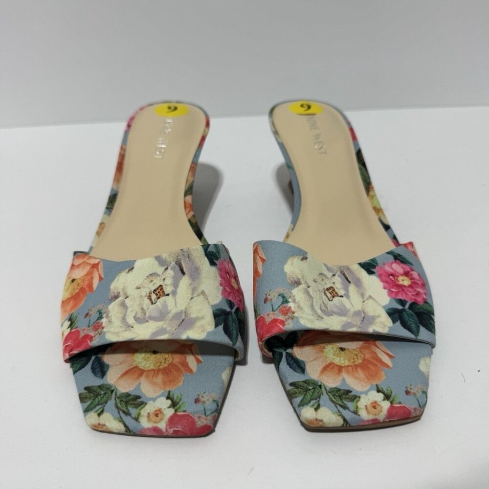 Nine West Womens Inya Sandals Floral Size 9 M - Picture 3 of 5